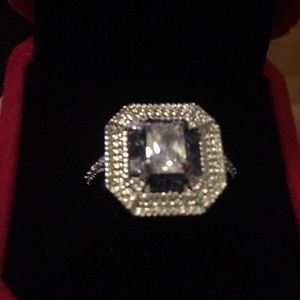 Artdeco style fashion ring